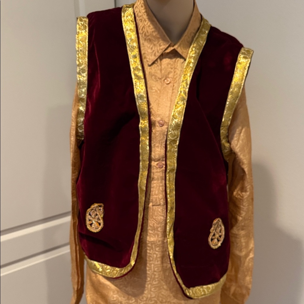Brand New Unisex Punjabi Velvet Vest